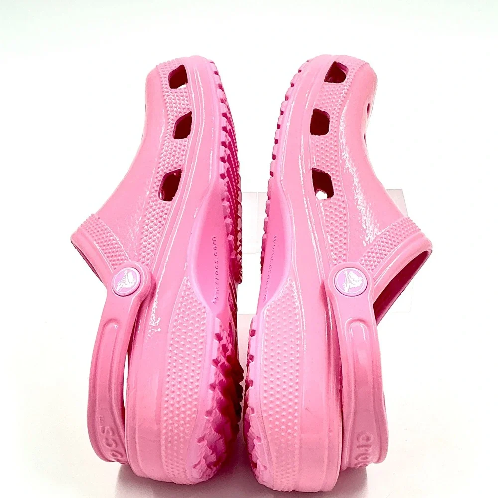 Crocs Girls Size 5 Classic Clog Pink Slip On Water Friendly NEW Kids $40